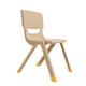 thumbnail image 1 of Kidscool Silla Infantil Apilable Ergonómica de Plástico Reforzado Café 34x38x52 cm, 1 of 6