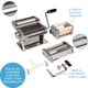 thumbnail image 4 of Set de 5 piezas para hacer pasta CucinaPro Deluxe con accesorios de acero, 4 of 7