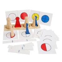 Bothyi - Fraction Manipulatives Juguetes Educativos Juguete De Aprendizaje Para Niñas, Niños Y Niños Pequeños