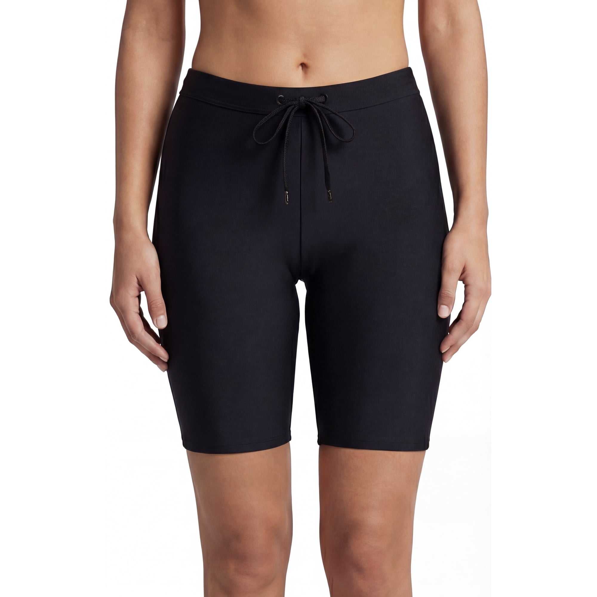 Samia - Traje De Baño Calza Biker Básica Negra