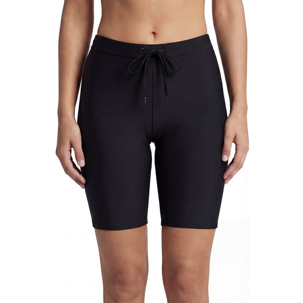 Traje de baño calza biker básica negra