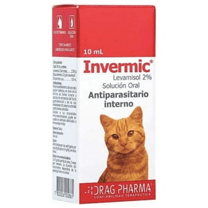 Drag Pharma - Antiparasitarios Invermic Gatos, 10 Ml