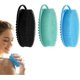 thumbnail image 1 of Esponja corporal silicona 3 pack exfoliante suave piel sensible imprescindible ducha, 1 of 7