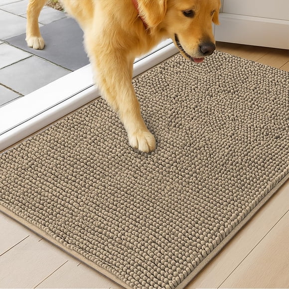 Alfombra para perros MUDGUARD MAT 91 cm x 150 cm Beige Microfibra