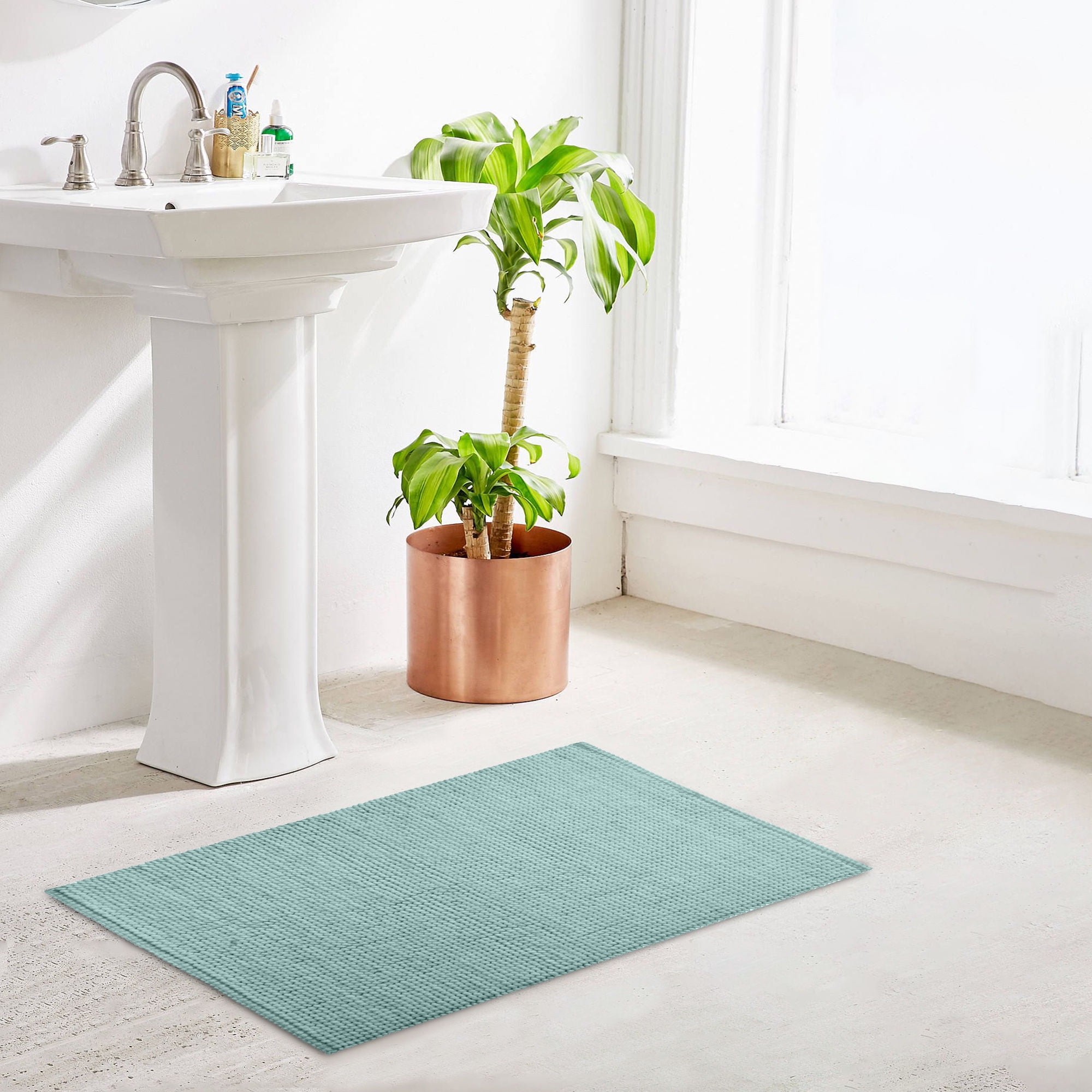 Mainstays - Piso Baño Pompom Menta