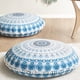 thumbnail image 1 of Juego de almohadas de suelo Codi Meditation Round Large Aqua (paquete de 2), 1 of 9