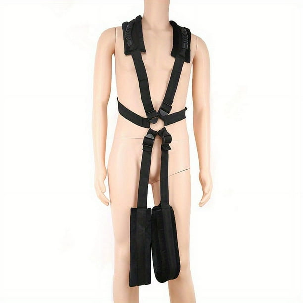 1 Set BDSM Set For Adult Games, Shoulder Sex Swing, Leg Wire Rope Slings, Self Bandage Restraint Belt