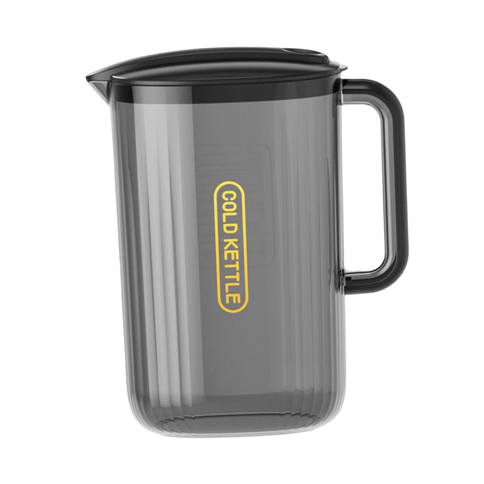 Magideal - Jarra De Agua Y Asa De 2,2 L, Hervidor De , Jarra De Agua Para Jugo, Resistente Al Calor Y Al Frío Con Tapa, Tetera, Jarra De Té Helado Para O Negro