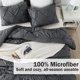 thumbnail image 5 of Juego de edredón Andency Grey Pinch Pleat Twin con 1 funda de almohada, 5 of 7