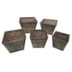 thumbnail image 2 of Macetero cuadrado set de 5, 2 of 2
