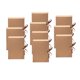 thumbnail image 5 of 10x Cajas De Regalo Con Tapas Portátiles Para Todas Las Ocasiones Cumplea?os Día De San Valentín 27cmx20cmx8cm Marrón, 5 of 5