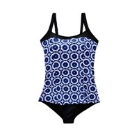 Samia - Traje De Baño Estilo Falda Estampado