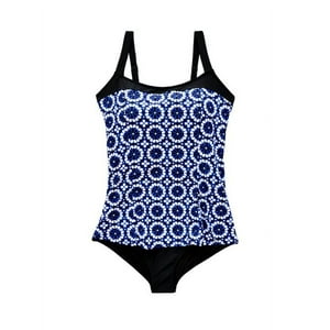 Samia - Traje De Baño Estilo Falda Estampado Xl