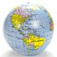 thumbnail image 2 of Juguete educativo inflable World Globe SWR de 90 cm de PVC azul, 2 of 5