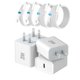 thumbnail image 1 of Cargador USB‑C GTRXHIJV 20 W 4 unidades + cables, 1 of 6