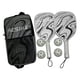 thumbnail image 1 of Juego De Raquetas De Pickleball, 4 Pelotas Y Bolsa De Transporte, Raquetas De Pickleball Con Agarre Cómodo, Color Negro, 1 of 3