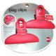 thumbnail image 2 of Mini clip para bolsas Good Cook, plástico rojo, 8 cm, paquete de 2, 2 of 6