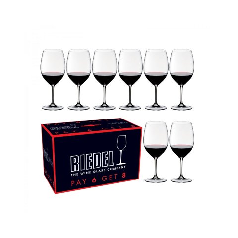 Riedel Vinum Maleta 8 Copas Cabernet/Merlot