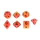 thumbnail image 4 of Juego De Dados Poliédricos De 7 Piezas Para Dungeons And Dragons Juego De Mesa RPG Rojo Amarillo, 4 of 5