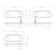 thumbnail image 1 of Pastillas Freno para auto ALLIED NIPPON ADB3882, 1 of 2