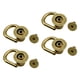 thumbnail image 3 of 4x Bolsa De Metal Anclajes Laterales Monedero Fabricación Hebillas Ganchos Cierres Oro, 3 of 5
