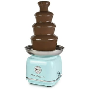 Fondue De Chocolate, Fuente Nostalgia, 4 Niveles, 950 Ml, Aguamarina