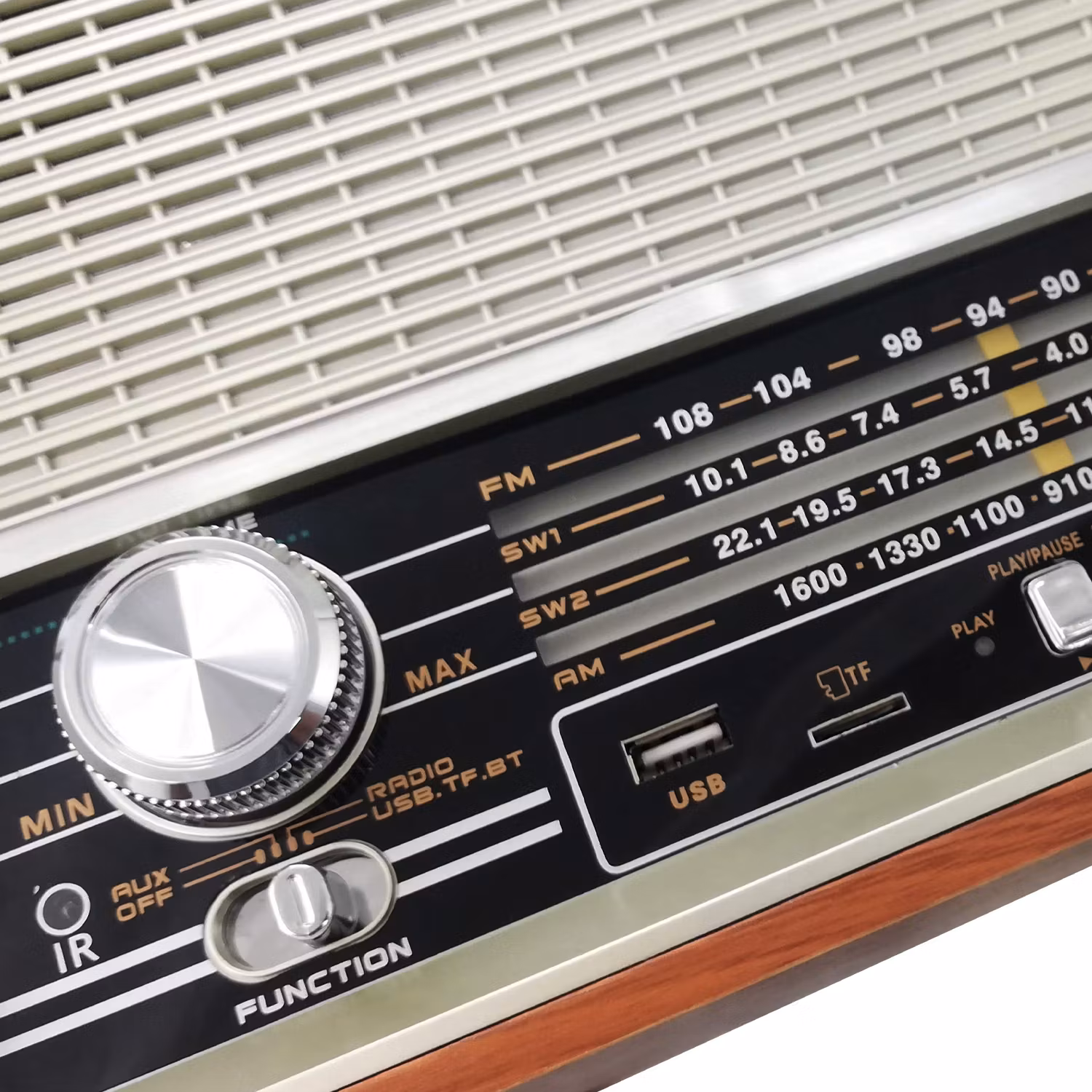 thumbnail image 4 of Radio Retro Parlante Bluetooth Grund 1940´s Mlab - 8733, 4 of 5