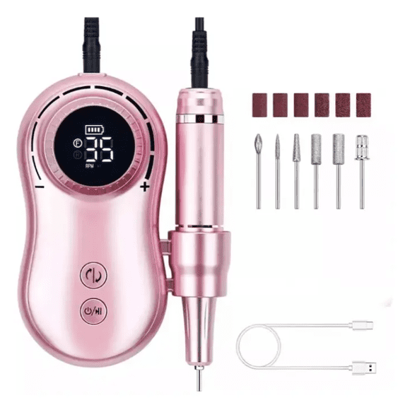 Maquina Torno Inalambrico Uñas 35000rpm Manicure Pedicure