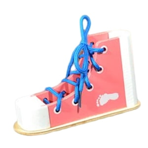 Bothyi - Aprende A Atar Un Zapato Juguete Educativo Ayuda Para Atar Zapatos Para Niños Pequeños Rosa