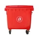 thumbnail image 1 of Contenedor Basura 1100 Litros Rojo, 1 of 3