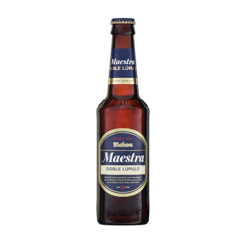 Cerveza Maestra Doble Lúpulo 7.5° Botella 330 ml Mahou