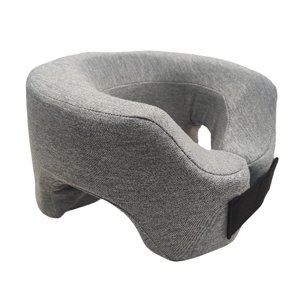 Magideal - Almohada Para Dormir Boca Abajo, Cojín Para Descansar La Siesta, En Forma De U, Color Gris Claro, Funda Extraíble, Almohada Suave En Forma De U Para