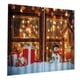 thumbnail image 5 of Juego De 2 Cortinas De Ventana De Dormitorio De Sala De Estar De Navidad 40x55 Pulgadas F, 5 of 5