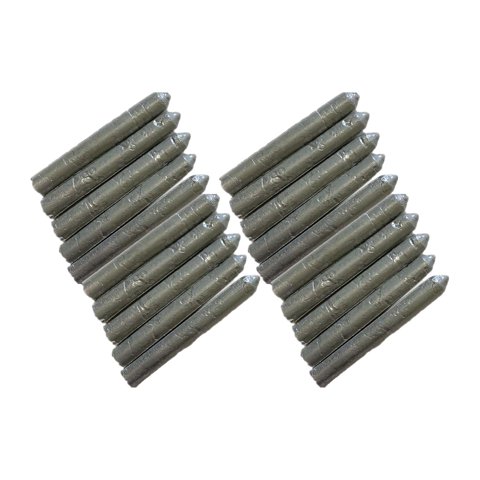 Magideal - Varillas De Soldadura, Varilla De Soldadura Con Núcleo De Polvo, Fácil De Fundir, Varillas De Soldadura, Tiras De Soldadura Para Tubería De Pvc, Tanqu 20 Piezas