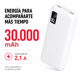 thumbnail image 2 of Power Bank Solar 50000mah Carga Portátil Luz Led Y Cables Gm, 2 of 7