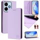 thumbnail image 1 of Funda Billetera con Soporte para Xiaomi Redmi 13 4G/5G Bloqueo RFID Plegable Morado claro, 1 of 6