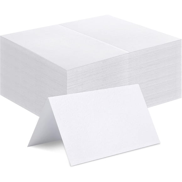 Tarjetas de mesa PECULA, 120 unidades, 2 x 3,5 pulgadas