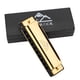 thumbnail image 1 of Armónica EASTROCK Blues con tecla C de 10 hoyos con funda para principiantes, 1 of 8