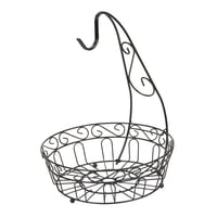 Magideal - Frutero De Metal Para Encimera Con Colgador De Plátano, De Alambre Abierto Para El Deterioro Rallentare Para Mostrador De Cocina, Gancho