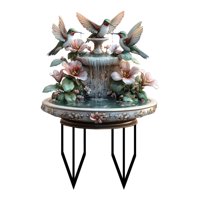 Magideal - Estaca Decorativa De Colibrí Para Jardín, Adorno 2D De Regalo, Fácil Instalación, Estaca Para Letrero De Jardín, Acrílico Para Exteriores Y Caminos.