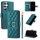 thumbnail image 3 of Funda Acolchada con Anilla y Correa para Samsung Galaxy S22 Ultra Slots para Tarjetas Verde, 3 of 5