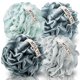 thumbnail image 1 of Esponja Loofah MTDLYICE XXL, grande, 100 g, paquete de 4 unidades para hombre, azul y gris, 1 of 3