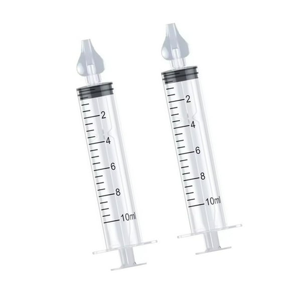 Jeringa Pack 2 Aspirador Nasal Para Lavado Mocos Nariz Bebe