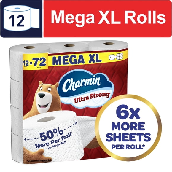 Papel Higiénico Charmin Ultra Strong 12 Mega XL 2 Capas