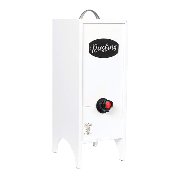 Dispensador de vino Wine Nook 3 L blanco con tiza incluida