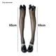 thumbnail image 2 of Medias de seda hasta el muslo para mujer, calcetines de silicona con encaje y lazo de satén., 2 of 5