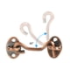 thumbnail image 4 of Uxcell 3 pulgadas Gancho y Ojo Pestillo, 2 paquetes de Gancho de Privacidad y Pestillo de Ojo de Acero al Carbono, Cerradura de Puerta, Bronce Rojo, 4 of 5