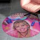 thumbnail image 4 of Lizzie McGuire Alfombra Redonda de Felpa Coral, Antideslizante, No Desprende Pelusas, Lavable y Duradera para Salón, Dormitorio y Habitación de Niños 60cm, 4 of 6