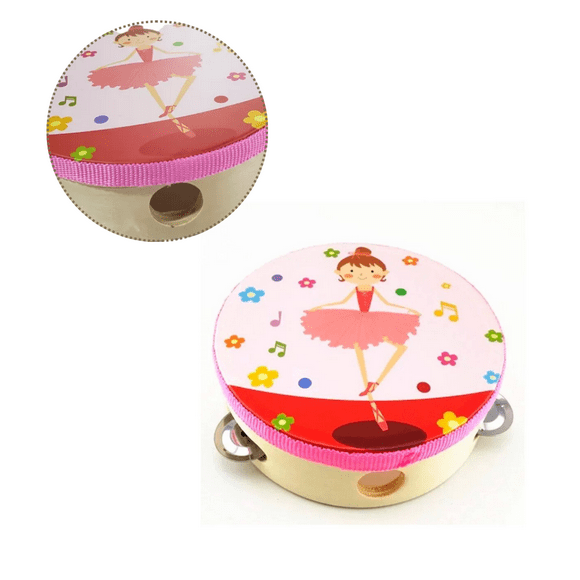 Pandero Musical Infantil De Bailarina - PB-C8