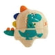 thumbnail image 3 of Gorro tejido con orejas de dinosaurio bonito, gorro tejido a prueba de viento con orejeras, gorro cálido, gorro de esquí, gorro de invierno para niños , A A, 3 of 5